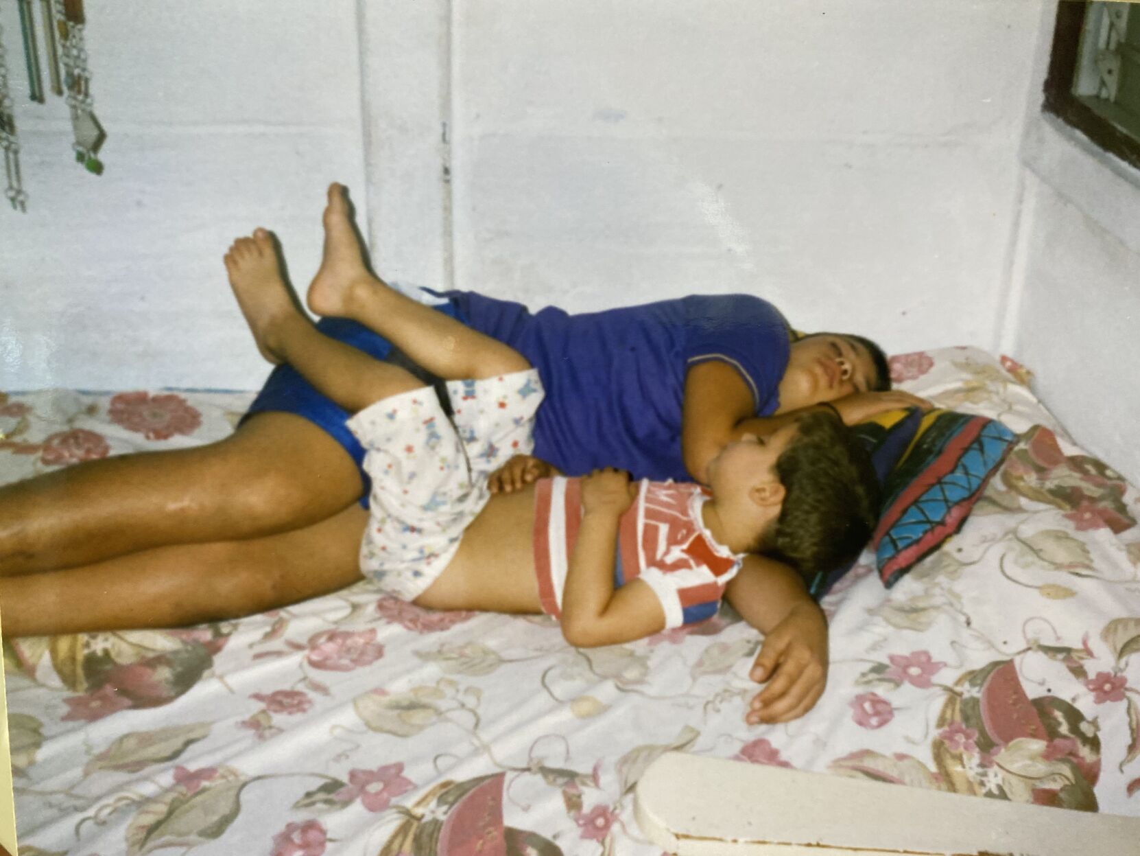 Victor and Vitin Mederos take a nap